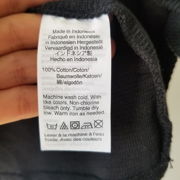 Madewell Texture and Thread Black Button Front Tank - Picture 6 of 8